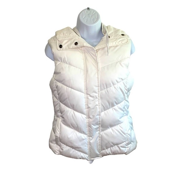 GAP Jackets & Blazers - GAP FULLY LINED PUFFER SLEEVELESS VEST HOODIE JACKET POCKETS SMALL